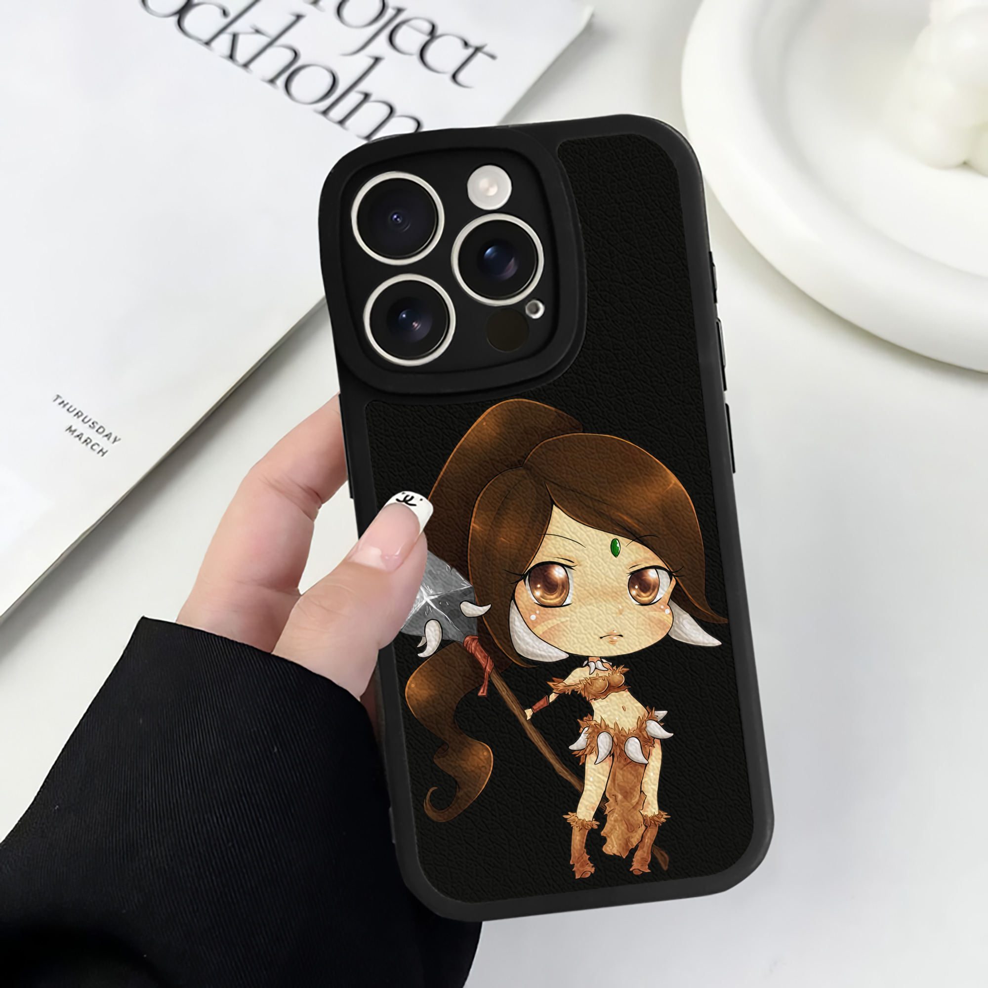 リーグ・オブ・レジェンド League of Legends LOL 【iPhone 16シリーズ対応】シリコンスマホケース（レザー調） 材質：シリコン